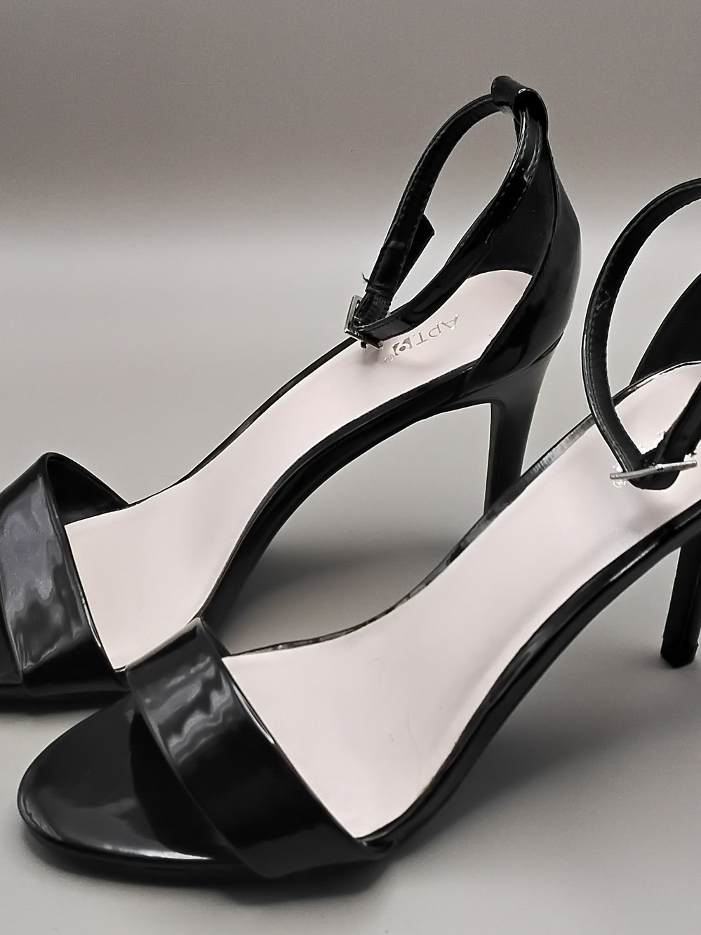 Apt. 9 Black Patent Slingback High Heel Sandals - Women